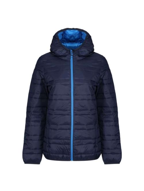 WOMENS HOODED PACKAWAY FIREDOWN JACKET