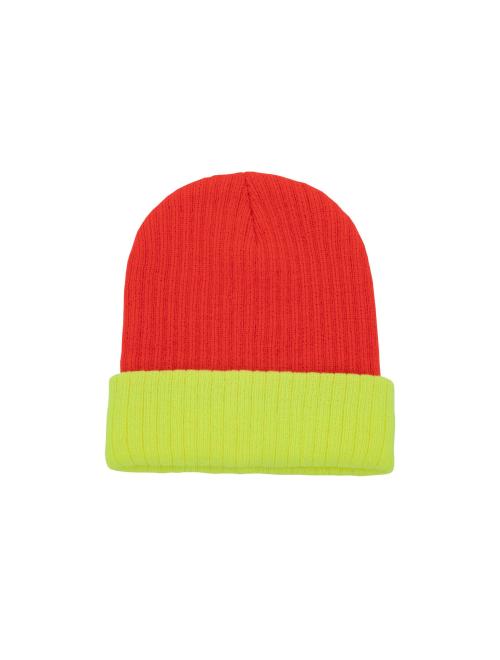 TWO-TONE KNITTED HAT - METZ