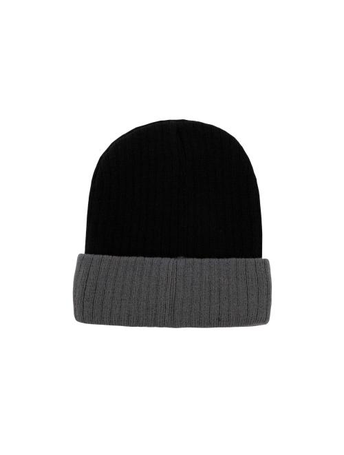 TWO-TONE KNITTED HAT - METZ