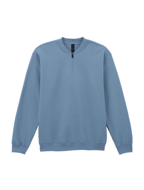 SOFTSTYLE MIDWEIGHT ADULT FLEECE 1/4 ZIP SWEATSHIRT