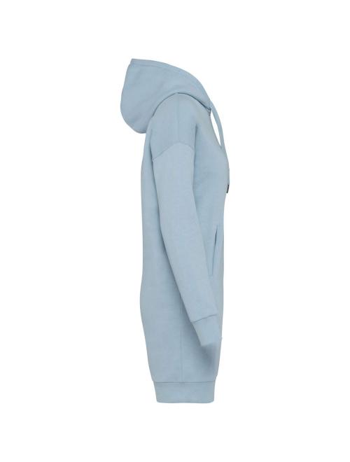LADIES' ECO-FRIENDLY HOODED SWEATSHIRT DRESS LADIES' ECO-FRIENDLY HOODED SWEATSHIRT DRESS