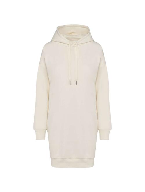 LADIES' ECO-FRIENDLY HOODED SWEATSHIRT DRESS LADIES' ECO-FRIENDLY HOODED SWEATSHIRT DRESS