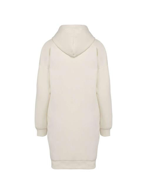 LADIES' ECO-FRIENDLY HOODED SWEATSHIRT DRESS LADIES' ECO-FRIENDLY HOODED SWEATSHIRT DRESS