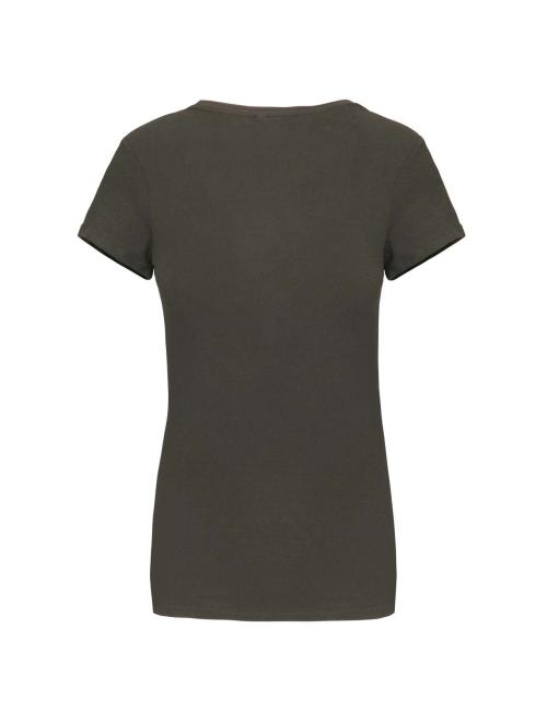 LADIES' SHORT-SLEEVED CREW NECK T-SHIRT