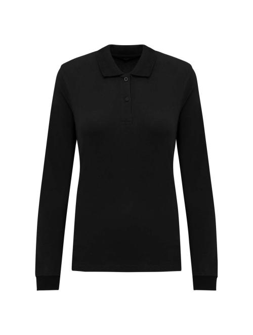 LADIES’ ORGANIC 180 PIQUÉ POLO SHIRT LONG SLEEVES