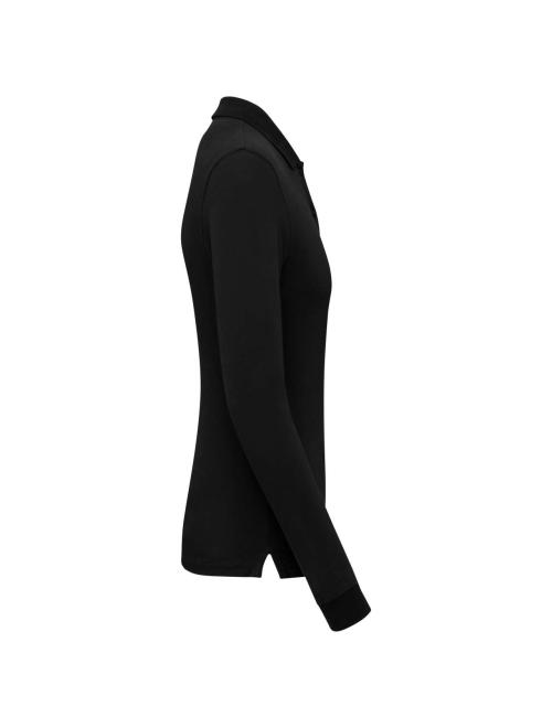 LADIES’ ORGANIC 180 PIQUÉ POLO SHIRT LONG SLEEVES