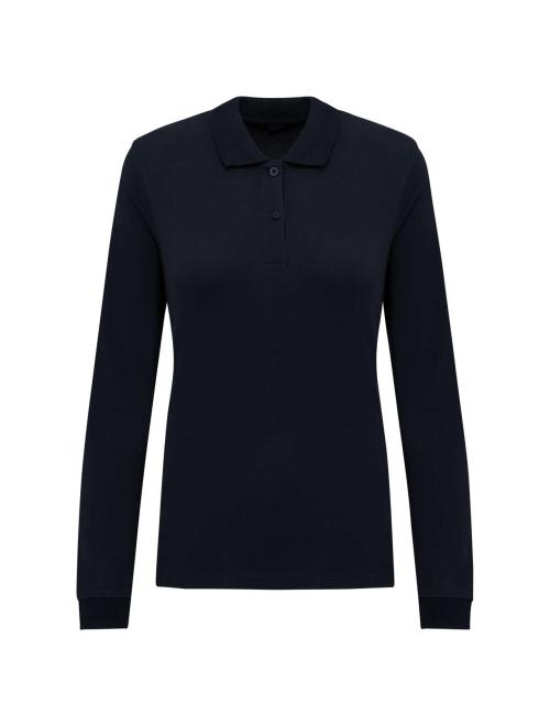 LADIES’ ORGANIC 180 PIQUÉ POLO SHIRT LONG SLEEVES
