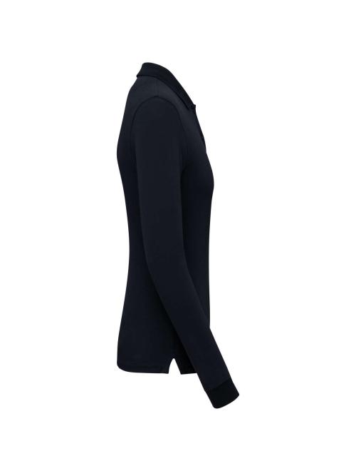 LADIES’ ORGANIC 180 PIQUÉ POLO SHIRT LONG SLEEVES