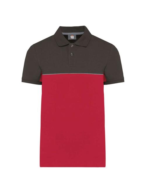 UNISEX ECO-FRIENDLY TWO-TONE SHORT SLEEVE POLO SHIRT UNISEX ECO-FRIENDLY TWO-TONE SHORT SLEEVE POLO SHIRT