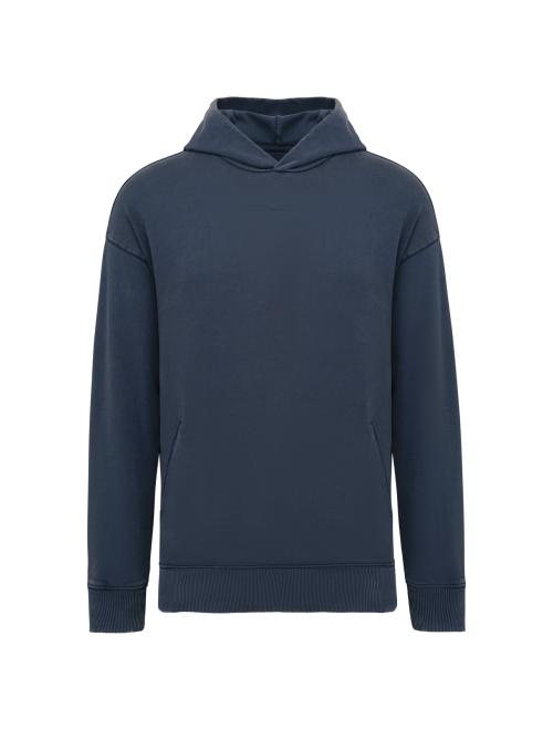 UNISEX WASHED EFFECT OVERSIZE HOODED SWEATSHIRT