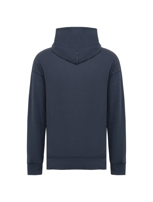 UNISEX WASHED EFFECT OVERSIZE HOODED SWEATSHIRT
