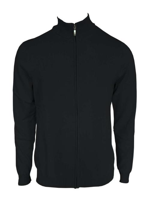 MEN’S FULL ZIP CARDIGAN FINE GAUGE COTTON