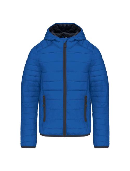 KIDS' LIGHTWEIGHT HOODED PADDED JACKET