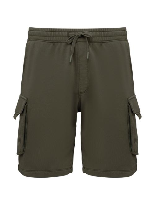 MEN’S FRENCH TERRY WASHED EFFECT CARGO SHORTS