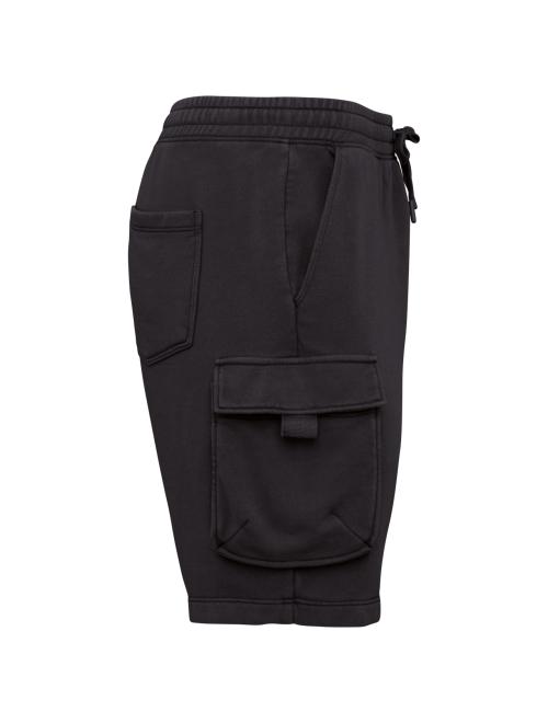 MEN’S FRENCH TERRY WASHED EFFECT CARGO SHORTS