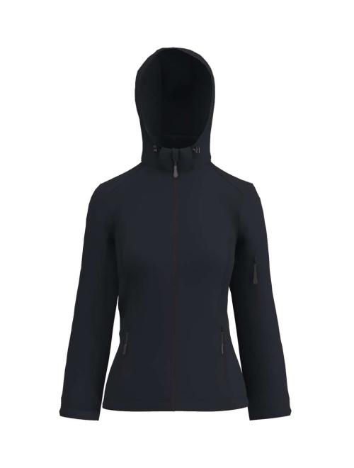 NŐI 3 RÉTEGŰ LEVEHETŐ KAPUCNIS SOFTSHELL DZSEKI NŐI 3 RÉTEGŰ LEVEHETŐ KAPUCNIS SOFTSHELL DZSEKI