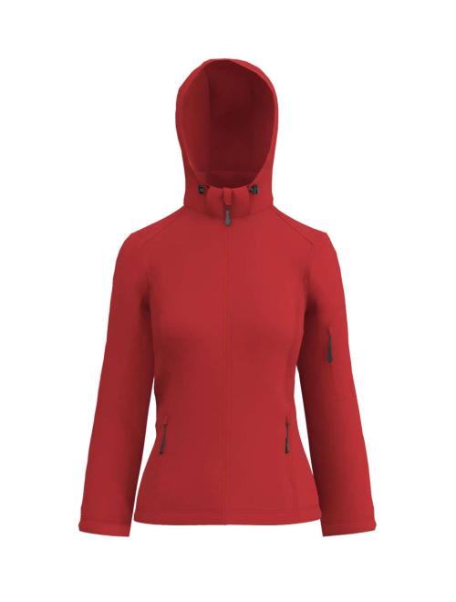 NŐI 3 RÉTEGŰ LEVEHETŐ KAPUCNIS SOFTSHELL DZSEKI
