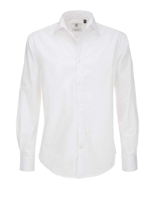 B&C BLACK TIE LSL /MEN