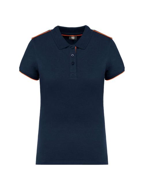 LADIES' SHORT-SLEEVED CONTRASTING DAYTODAY POLO SHIRT LADIES' SHORT-SLEEVED CONTRASTING DAYTODAY POLO SHIRT