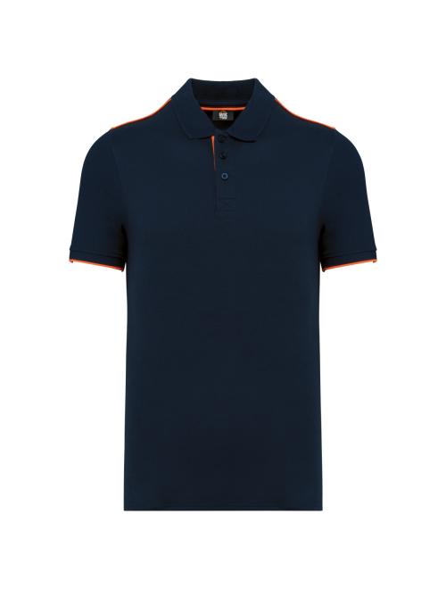 MEN'S SHORT-SLEEVED CONTRASTING DAYTODAY POLO SHIRT