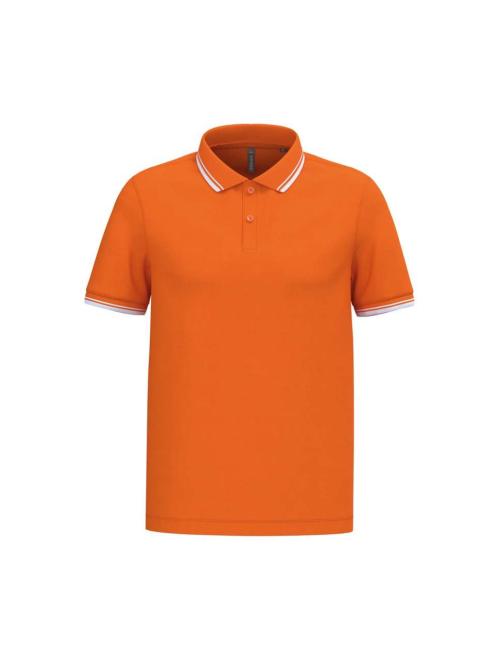MEN'S 2 STRIPED SHORT SLEEVED POLOSHIRT MEN'S 2 STRIPED SHORT SLEEVED POLOSHIRT