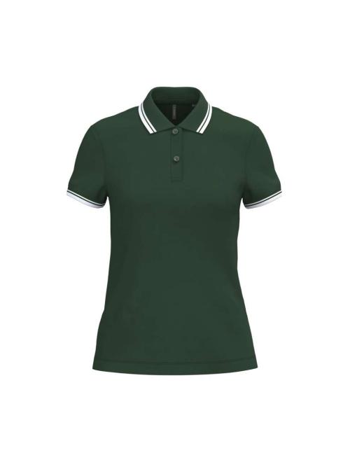 LADIE'S 2 STRIPED SHORT SLEEVED POLOSHIRT LADIE'S 2 STRIPED SHORT SLEEVED POLOSHIRT