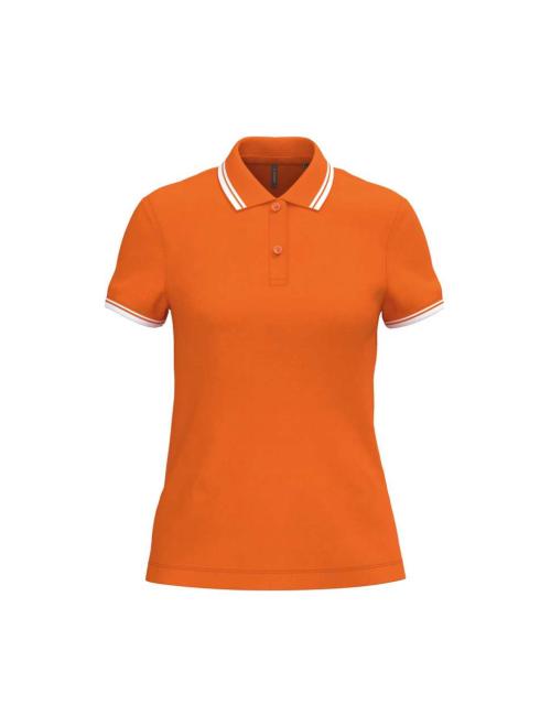 LADIE'S 2 STRIPED SHORT SLEEVED POLOSHIRT LADIE'S 2 STRIPED SHORT SLEEVED POLOSHIRT