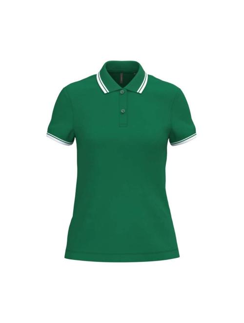 LADIE'S 2 STRIPED SHORT SLEEVED POLOSHIRT LADIE'S 2 STRIPED SHORT SLEEVED POLOSHIRT
