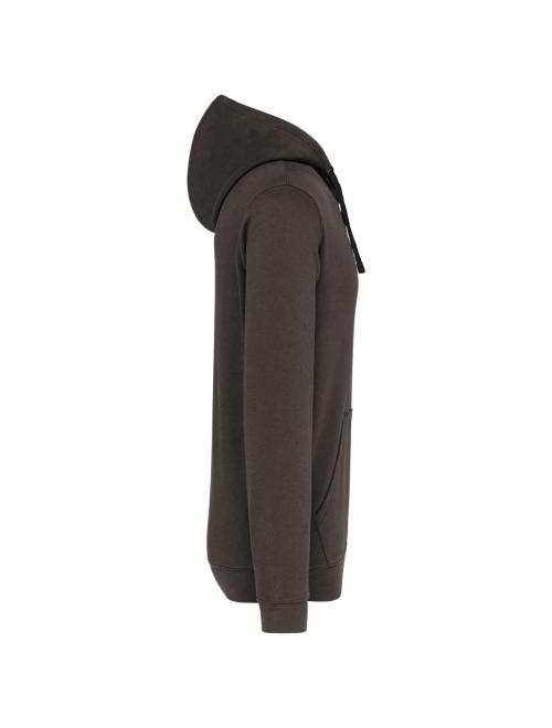 MEN'S CONTRAST HOODED SWEATSHIRT