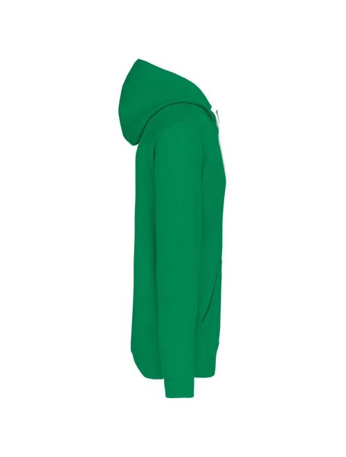 MEN'S CONTRAST HOODED SWEATSHIRT