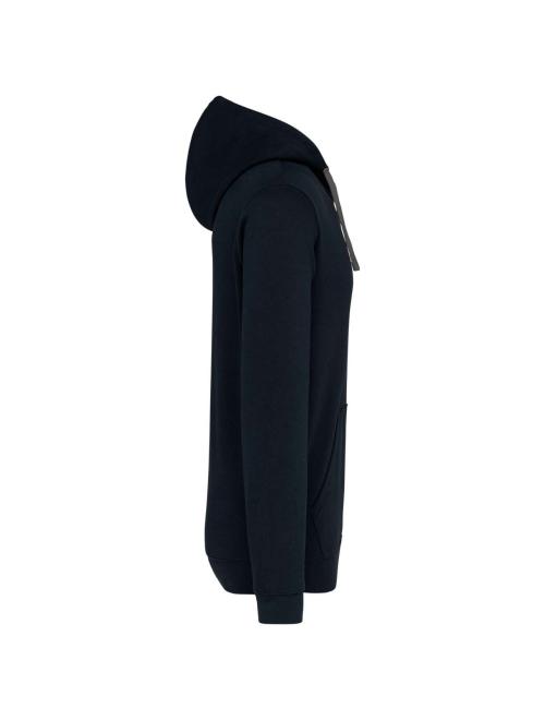 MEN'S CONTRAST HOODED SWEATSHIRT
