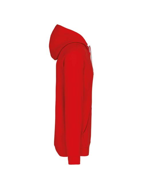 MEN'S CONTRAST HOODED SWEATSHIRT