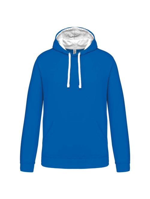 MEN'S CONTRAST HOODED SWEATSHIRT