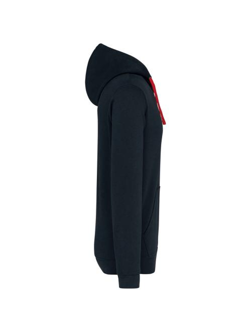 MEN'S CONTRAST HOODED SWEATSHIRT