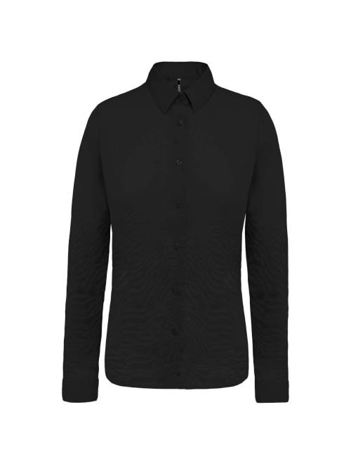 LADIES’ LONG-SLEEVED COTTON POPLIN SHIRT