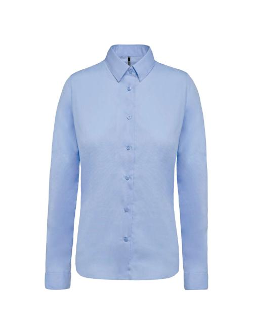 LADIES’ LONG-SLEEVED COTTON POPLIN SHIRT