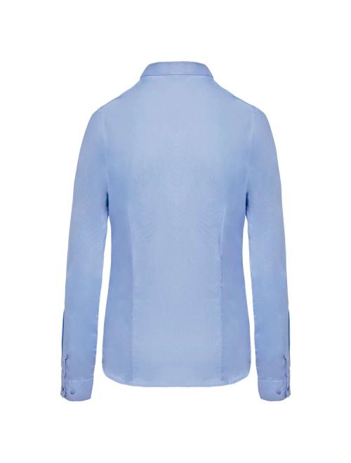 LADIES’ LONG-SLEEVED COTTON POPLIN SHIRT