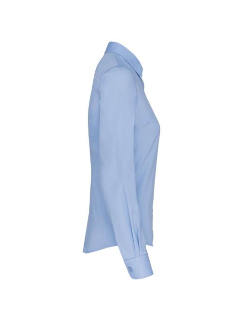 LADIES’ LONG-SLEEVED COTTON POPLIN SHIRT