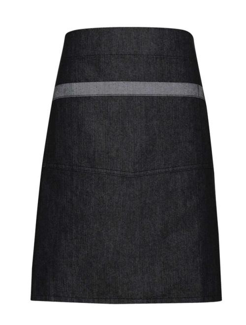 'DOMAIN' CONTRAST DENIM WAIST APRON 'DOMAIN' CONTRAST DENIM WAIST APRON