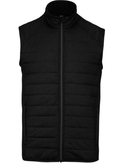 DUAL-FABRIC SLEEVELESS SPORTS JACKET DUAL-FABRIC SLEEVELESS SPORTS JACKET