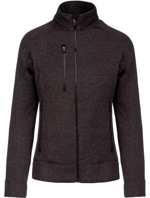 LADIES' FULL ZIP HEATHER JACKET LADIES' FULL ZIP HEATHER JACKET