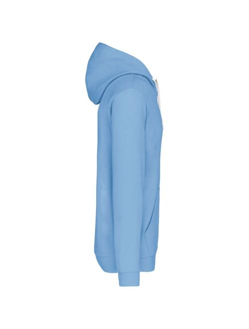 MEN'S CONTRAST HOODED SWEATSHIRT