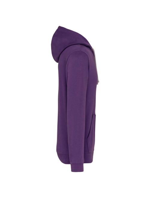 MEN'S CONTRAST HOODED SWEATSHIRT