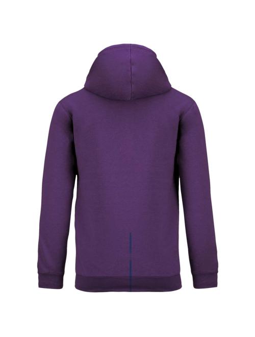 MEN'S CONTRAST HOODED SWEATSHIRT
