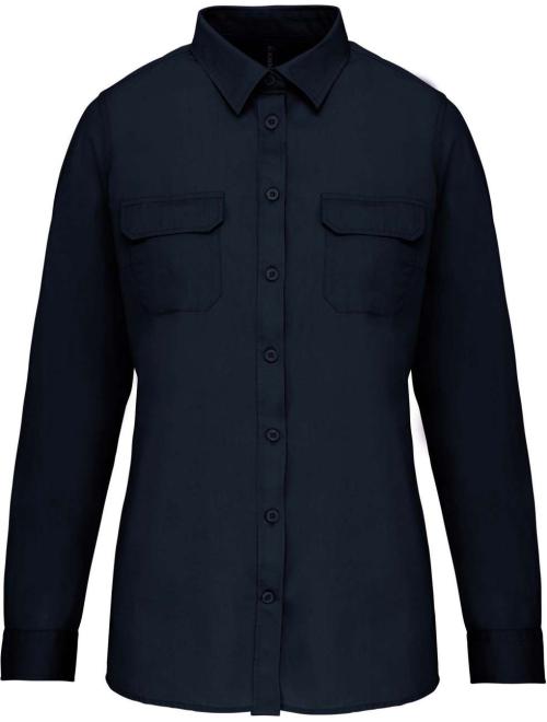 LADIES' LONG-SLEEVED SAFARI SHIRT LADIES' LONG-SLEEVED SAFARI SHIRT