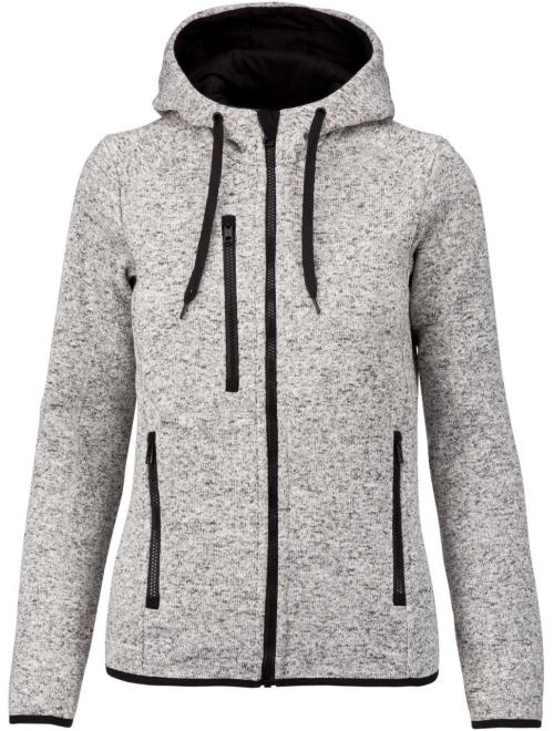 LADIES’ HEATHER HOODED JACKET LADIES’ HEATHER HOODED JACKET
