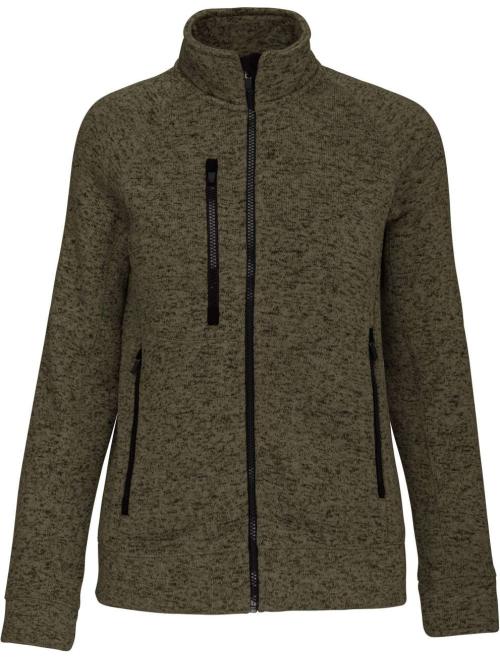LADIES' FULL ZIP HEATHER JACKET LADIES' FULL ZIP HEATHER JACKET