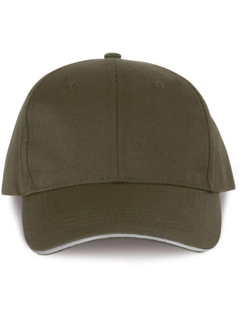 OEKOTEX CERTIFIED 6 PANELS CAP WITH SANDWICH PEAK