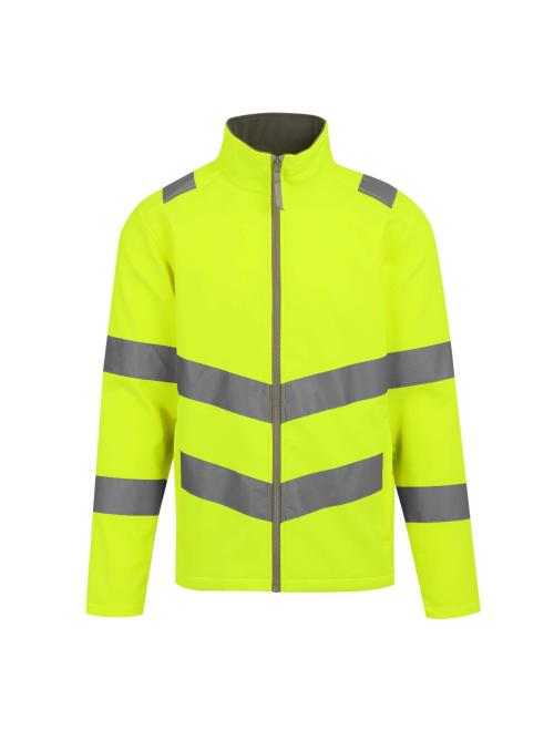 HI-VIS PRO CONTRACT ABLAZE 2 LAYER SOFTSHELL JACKET (CLASS 3)