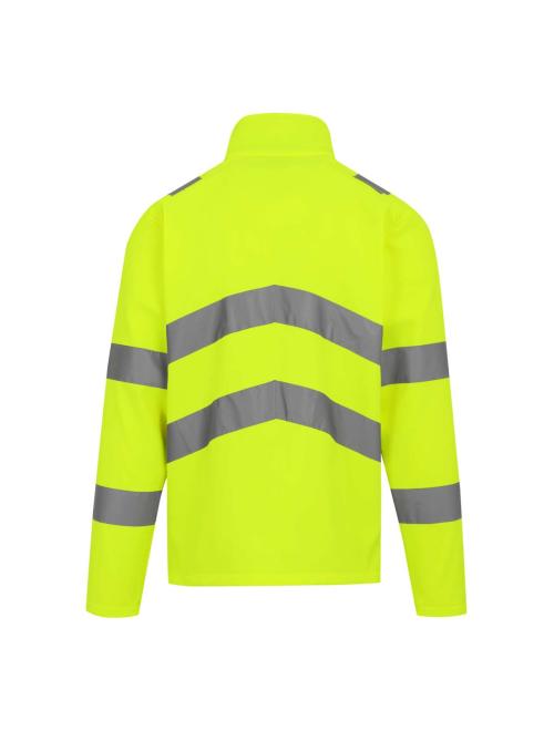 HI-VIS PRO CONTRACT ABLAZE 2 LAYER SOFTSHELL JACKET (CLASS 3)